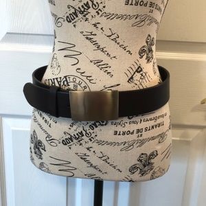 Bad Wide Leather  Belt with Buckle Size 32